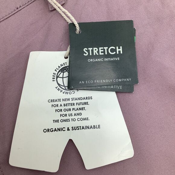 Free Planet Mens Chino Shorts Faded Purple Size 38 NWT - Picture 9 of 12